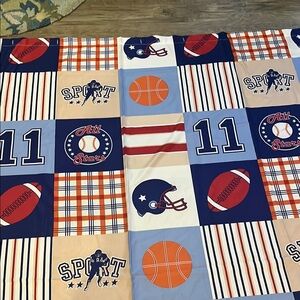 Sports Themed Bedding Set - shower curtain